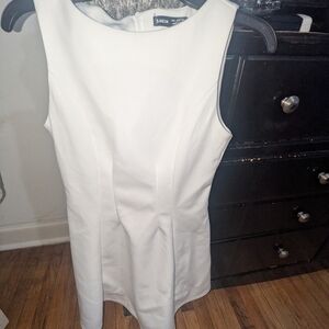SHEIN Elegant White Mini Dress
